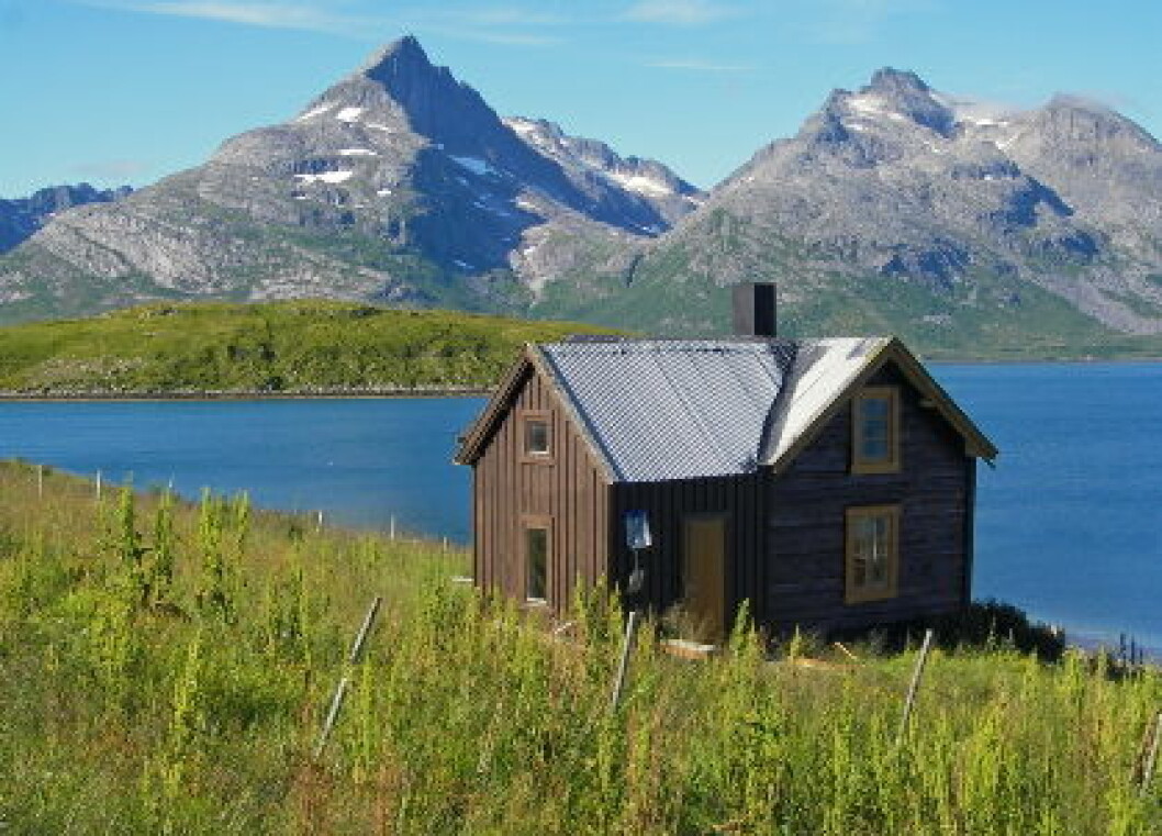 Hytte Kvaløya Troms Nord-Norge