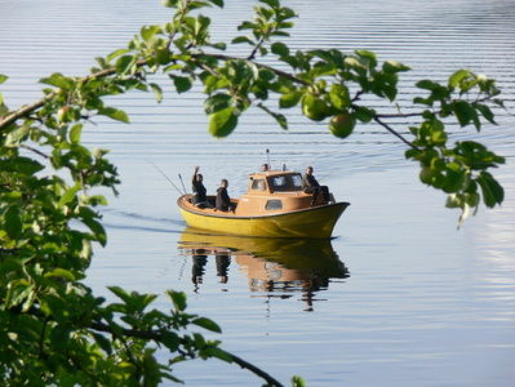 Hyttetyskere båt fiske