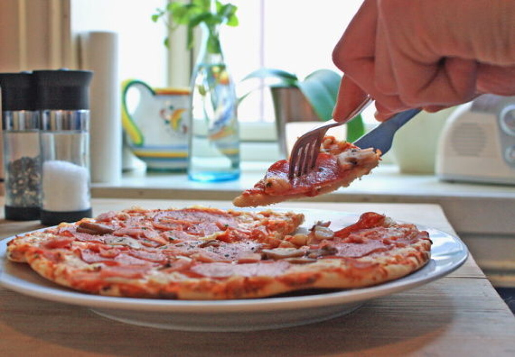 Frossenpizza illustrasjonsfoto nett Frossenpizza illustrasjonsfoto nett