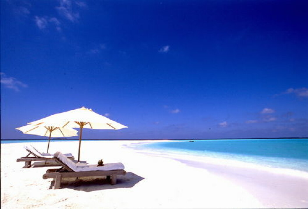 Soneva Maldivene strand