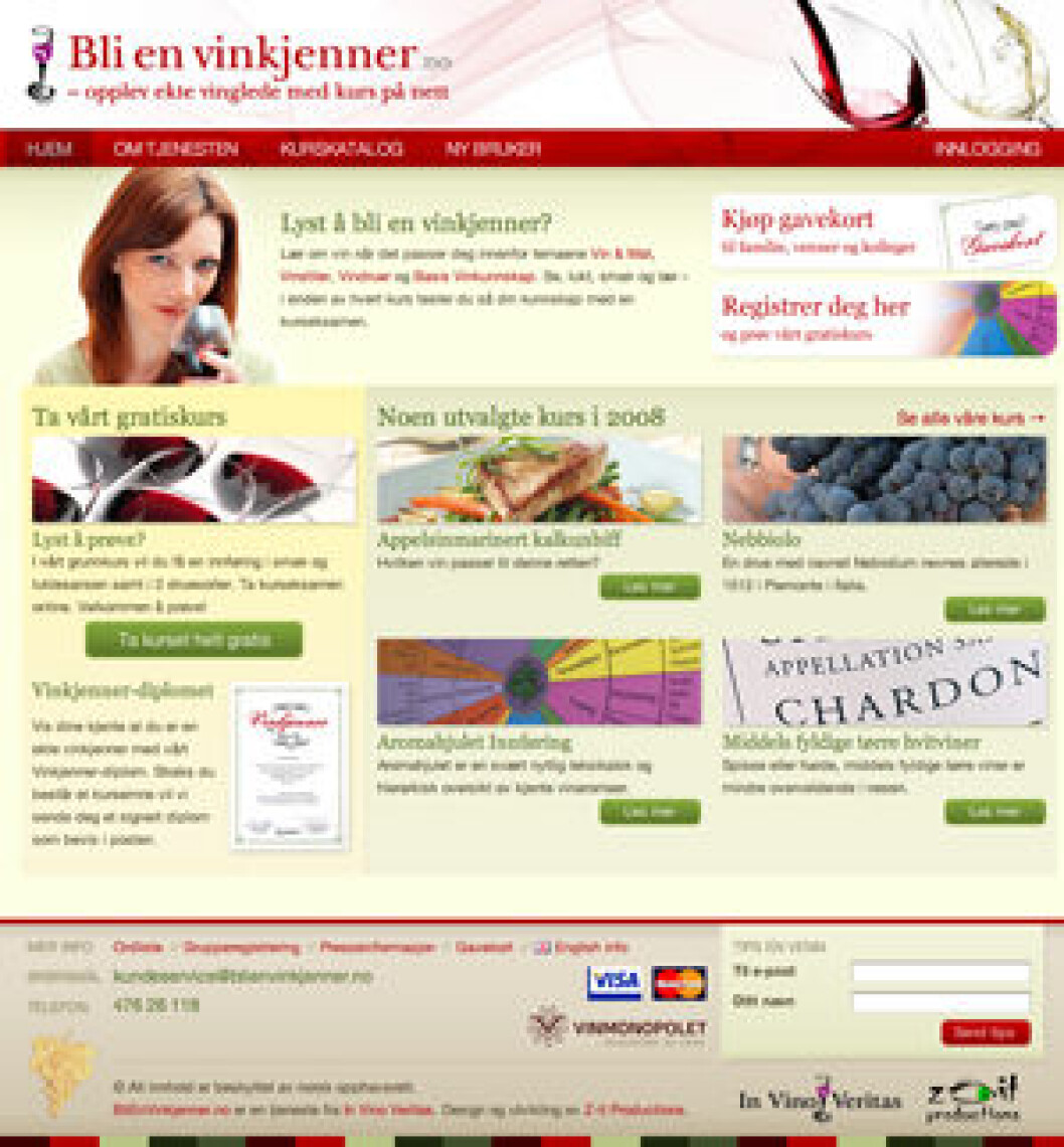 Bli en vinkjenner forside Bli en vinkjenner forside