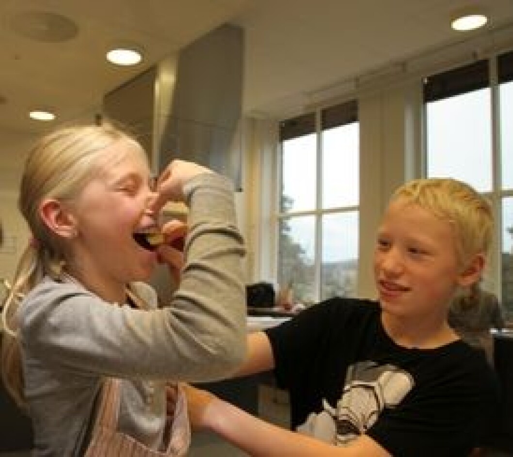 Unge lære seg smak Unge lære seg smak