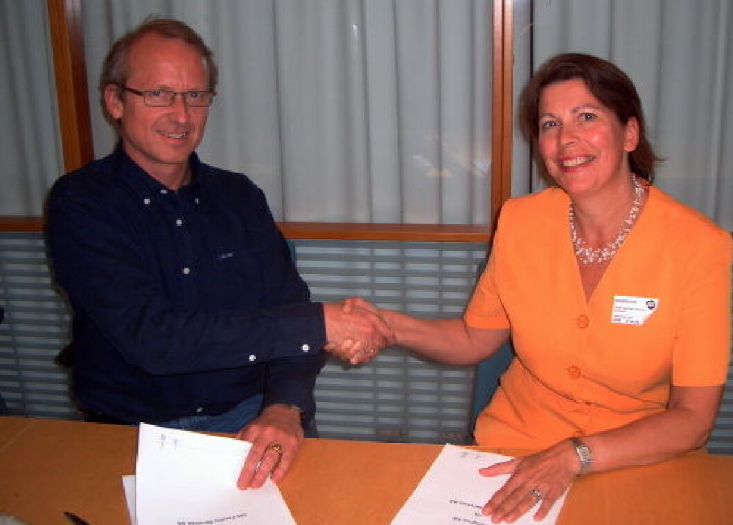 Norengros signering ISS NETT Norengros signering ISS NETT