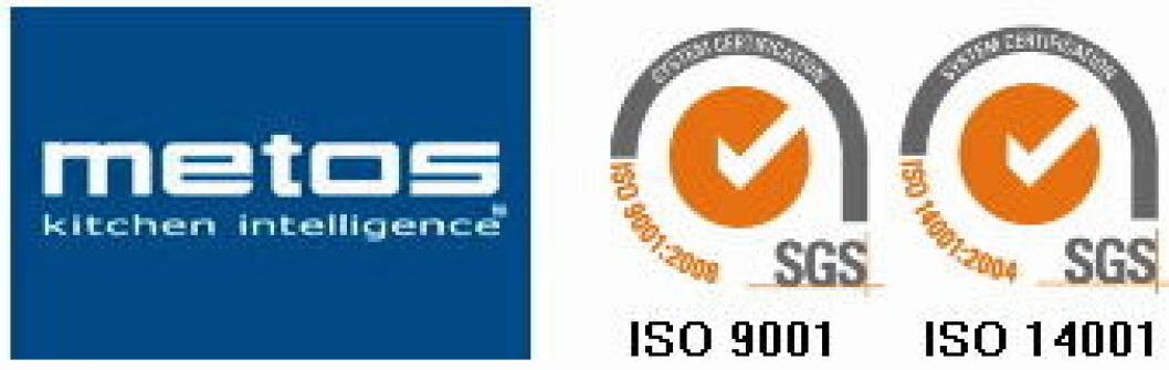 Metos ISO-sertifisert