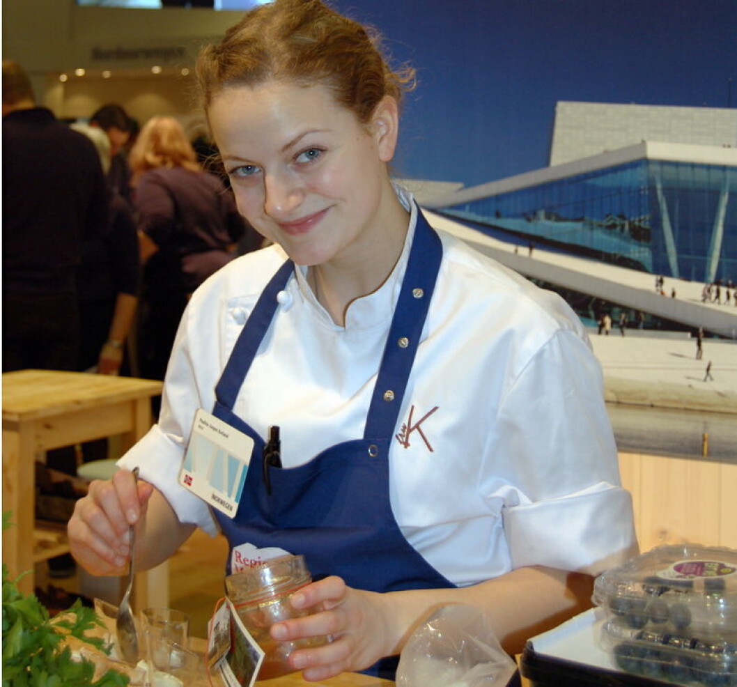 Lærling Pauline Angen Barland ved Fru K på The Thief2 Lærling Pauline Angen Barland ved Fru K på The Thief2
