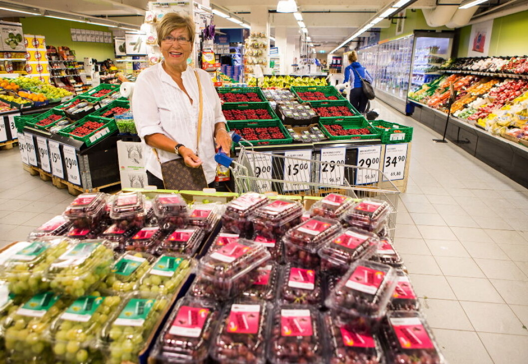 Grete Bjøntegaard frukt grønt Foto Johnny Syversen Grete Bjøntegaard frukt grønt Foto Johnny Syversen