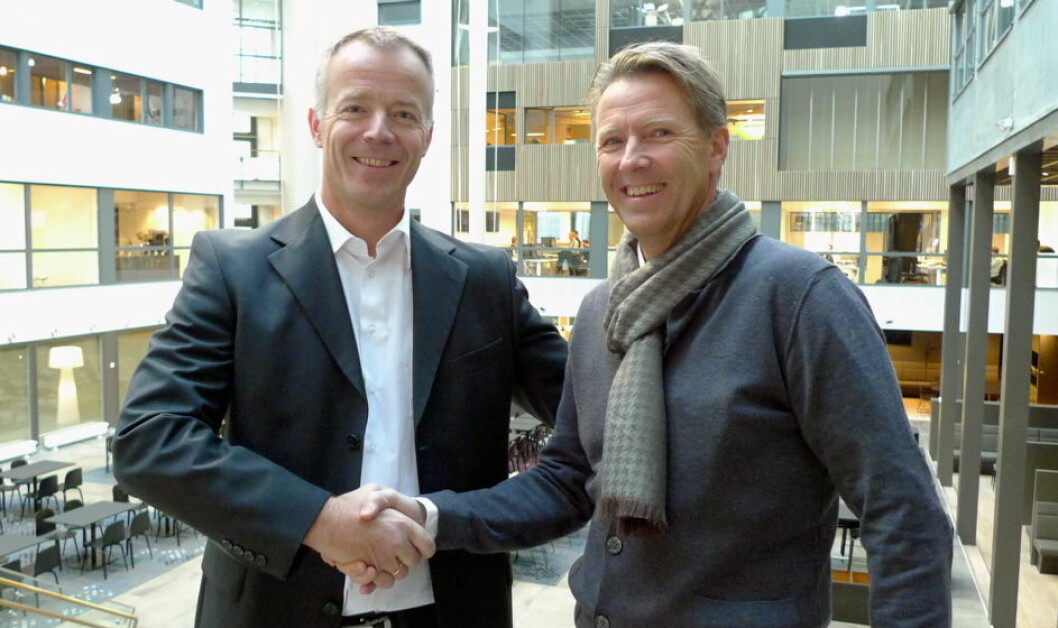 Roy Frivoll (Avantor) og Erik Mowinckel (Compass Group)