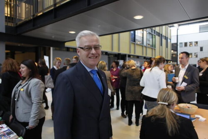 Lasse Tenden fra NHO Service deltok på Bransjedagen 2015. (Foto Trond Erik Hillestad) Lasse Tenden fra NHO Service deltok på Bransjedagen 2015. (Foto Trond Erik Hillestad)