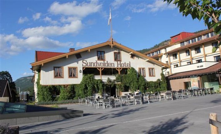Sundvolden Hotel i Buskerud. Sundvolden Hotel i Buskerud.