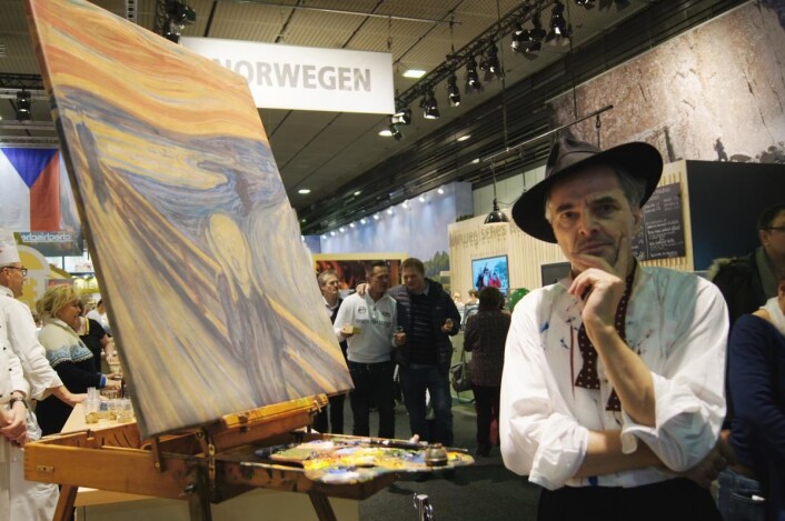Munch presenterer Oslo-regionen (Foto: Mary Tønder Vold, Fylkesmannen i Oslo og Akershus) Munch presenterer Oslo-regionen (Foto: Mary Tønder Vold, Fylkesmannen i Oslo og Akershus)