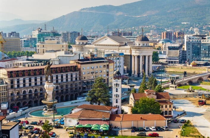 Fra Makedonias hovedstad Skopje. (Foto: Colourbox.com) Fra Makedonias hovedstad Skopje. (Foto: Colourbox.com)