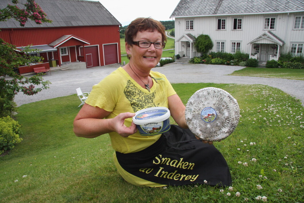 Astrid Aasen på Gangstad Gårdsysteri. (Arkivfoto: Morten Holt) Astrid Aasen på Gangstad Gårdsysteri. (Arkivfoto: Morten Holt)