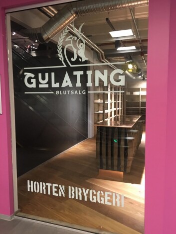 Gulating ølutsalg åpner i dag i Horten. Gulating ølutsalg åpner i dag i Horten.