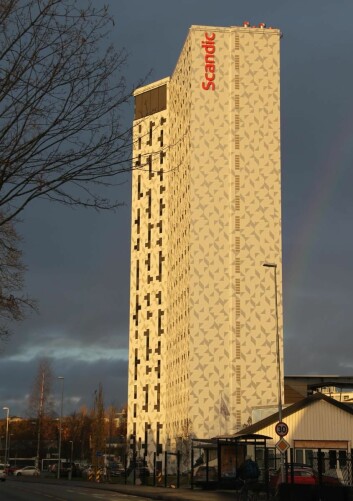 Scandic Lerkendal er Trøndelags høyeste hotell. (Foto: Morten Holt)