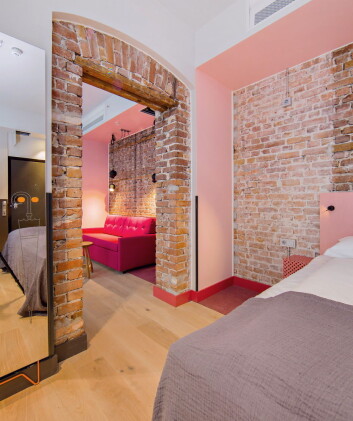 Fra ett av rommene på Comfort Hotel Karl Johan, som åpnet 12. mars 2016. Fra ett av rommene på Comfort Hotel Karl Johan, som åpnet 12. mars 2016.