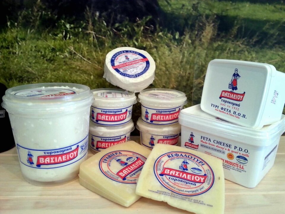 Yoghurt og ost fra Hellas.