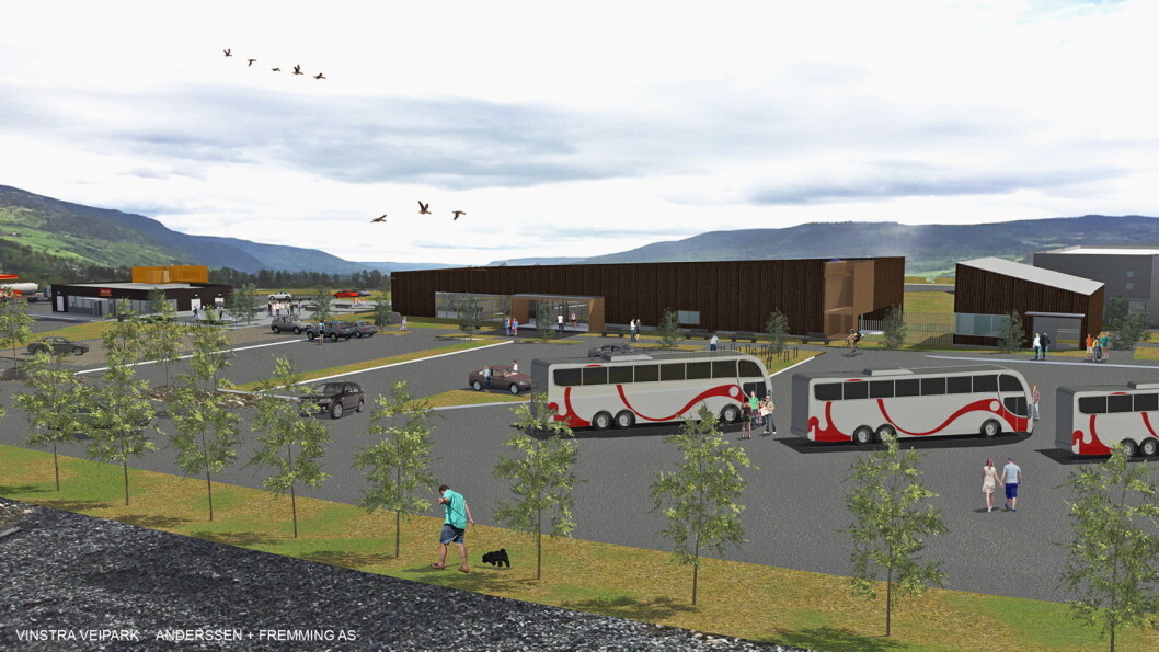 Slik blir Vinstra Veipark i Gudbrandsdalen. Slik blir Vinstra Veipark i Gudbrandsdalen.