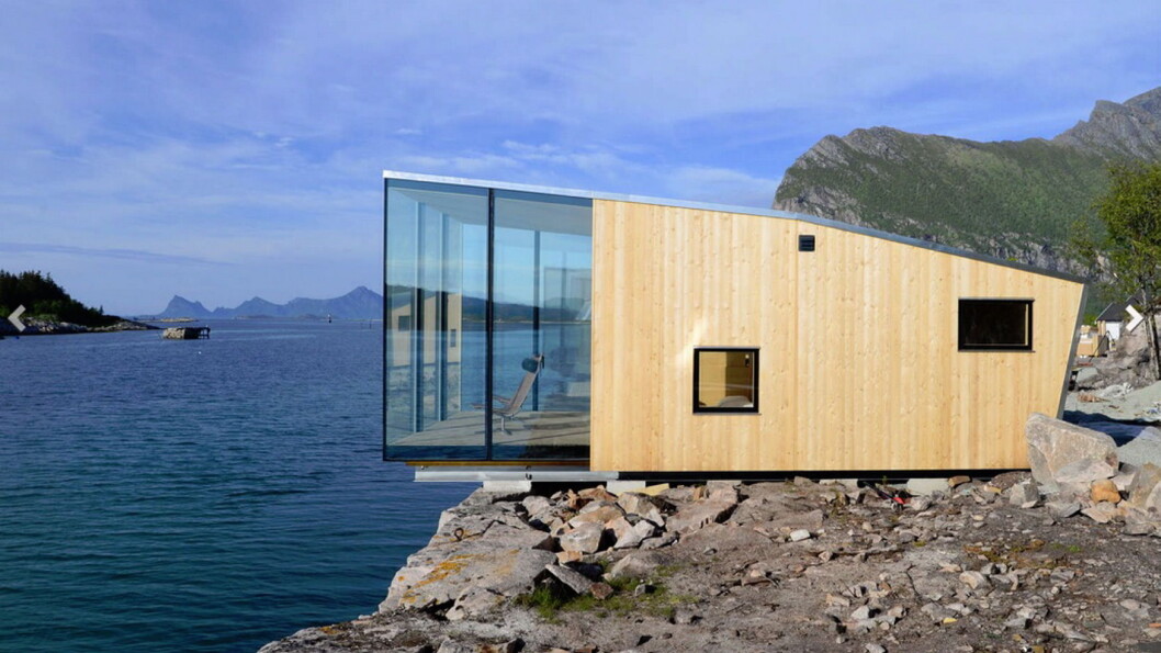De spesielle hyttene på Manshausen i Nordland. (Foto: Manshausen) De spesielle hyttene på Manshausen i Nordland. (Foto: Manshausen)