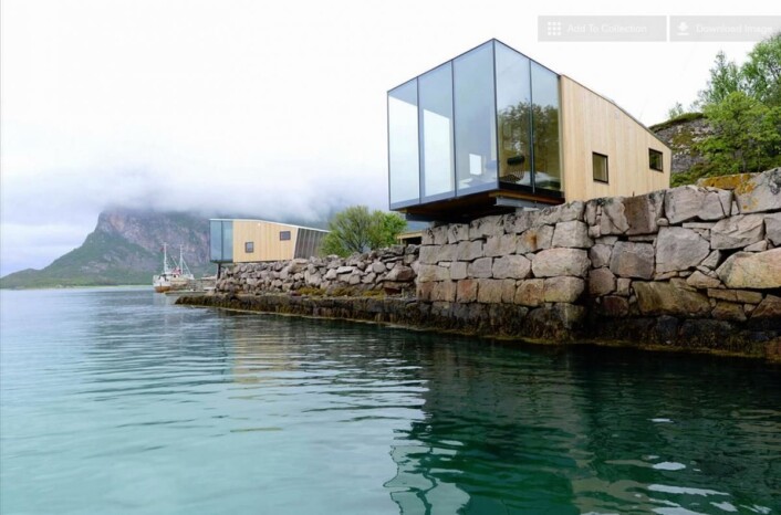 Manshausens sjøhytter er tegnet av Snorre Stinessen. (Foto: Manshausen) Manshausens sjøhytter er tegnet av Snorre Stinessen. (Foto: Manshausen)