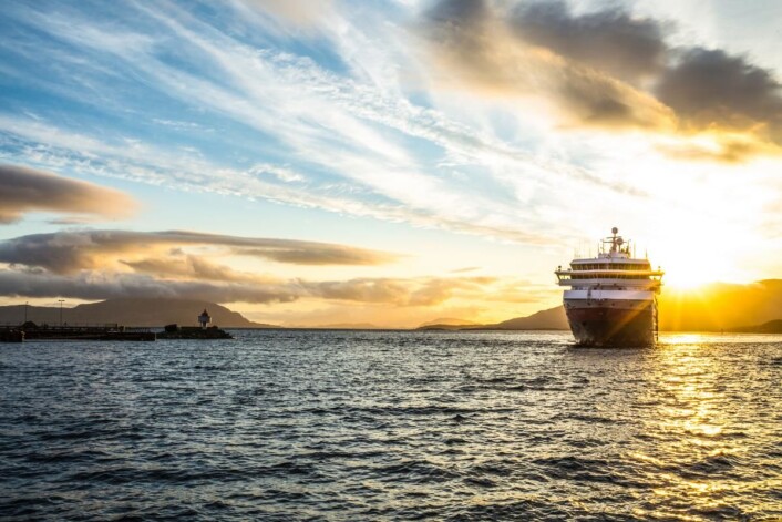 Hurtigruten. (Foto: Hurtigruten) Hurtigruten. (Foto: Hurtigruten)