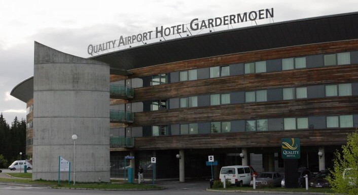Quality Airport Hotel Gardermoen i dag. (Foto: Morten Holt) Quality Airport Hotel Gardermoen i dag. (Foto: Morten Holt)