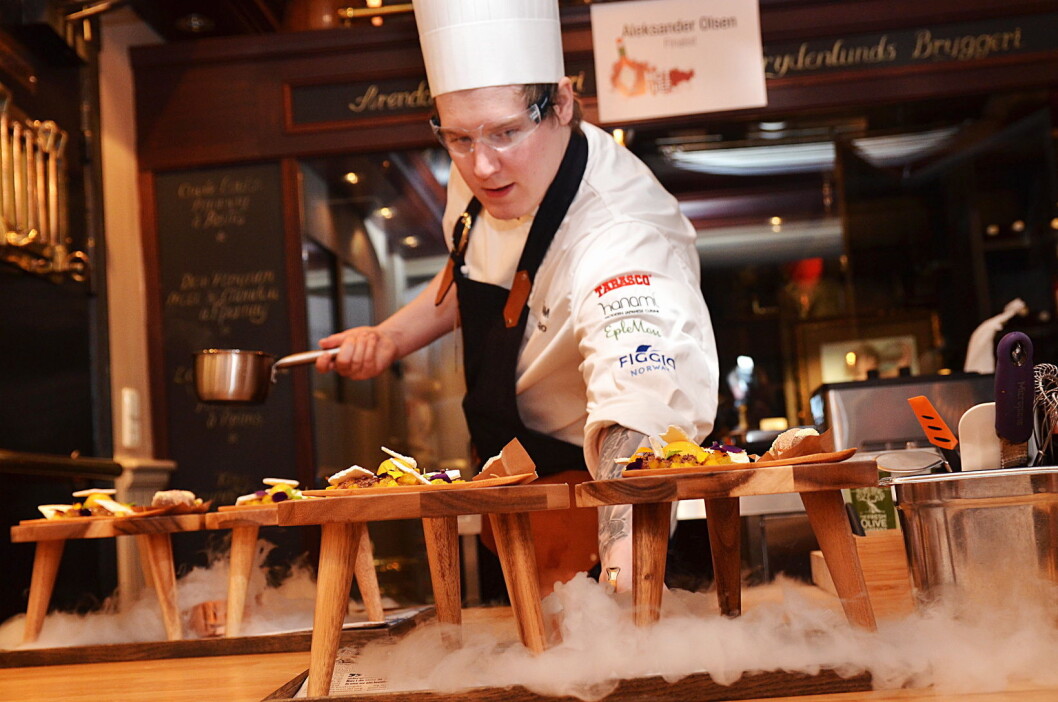 Aleksander Aurstad Olsen vant Tabasco Hot Chef 2016. Aleksander Aurstad Olsen vant Tabasco Hot Chef 2016.