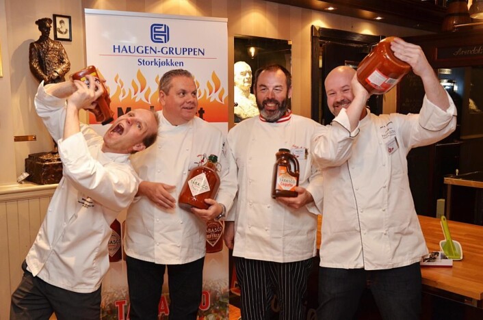 Juryen i den norske finalen av Tabasco Hot Chef 2016. Juryen i den norske finalen av Tabasco Hot Chef 2016.