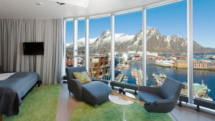Thon Hotel Lofoten er fylkesvinner i Nordland. (Foto: Thon Hotels) Thon Hotel Lofoten er fylkesvinner i Nordland. (Foto: Thon Hotels)