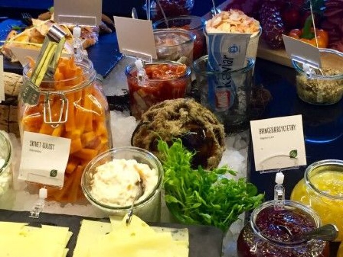 Fra frokosten på Scandic Park Sandefjord. Fra frokosten på Scandic Park Sandefjord.