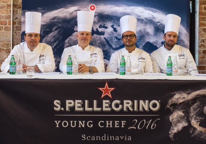 Juryen i den skandinaviske finalen av S. Pellegrino Young Chef 2016. (Foto: Jens Bredberg) Juryen i den skandinaviske finalen av S. Pellegrino Young Chef 2016. (Foto: Jens Bredberg)