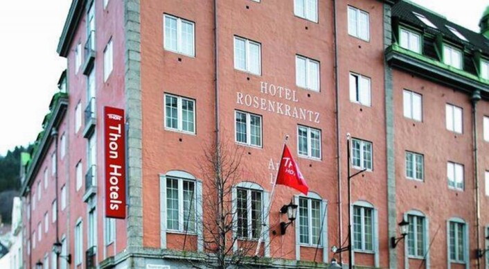Thon Hotel Rosenkrantz er frokostfinalist - både i Bergen (bildet) og Oslo. (Foto: Thon Hotels) Thon Hotel Rosenkrantz er frokostfinalist - både i Bergen (bildet) og Oslo. (Foto: Thon Hotels)