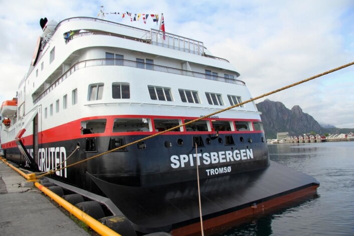 MS Spitsbergen er Hurtigrutens nyeste skip. (Foto: Morten Holt) MS Spitsbergen er Hurtigrutens nyeste skip. (Foto: Morten Holt)