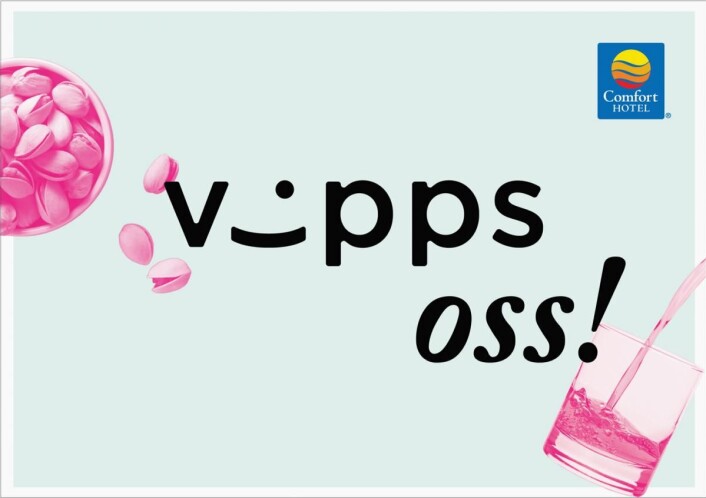Vipps til Comfort Hotels. Vipps til Comfort Hotels.