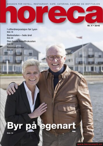 Omslaget på Horeca nummer 4 2016. (Foto: Therese Fische/layout: Tove Sissel Larsgård) Omslaget på Horeca nummer 4 2016. (Foto: Therese Fische/layout: Tove Sissel Larsgård)