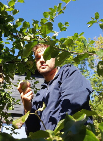 På jakt etter råvarer til Lovløs Cider. (Foto: Privat) På jakt etter råvarer til Lovløs Cider. (Foto: Privat)