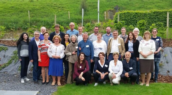Fra EuroGites-møtet i Belgia tidligere i juni, der Jan Tjosås (midt i bildet) ble valgt til president. (Foto: Hanen) Fra EuroGites-møtet i Belgia tidligere i juni, der Jan Tjosås (midt i bildet) ble valgt til president. (Foto: Hanen)