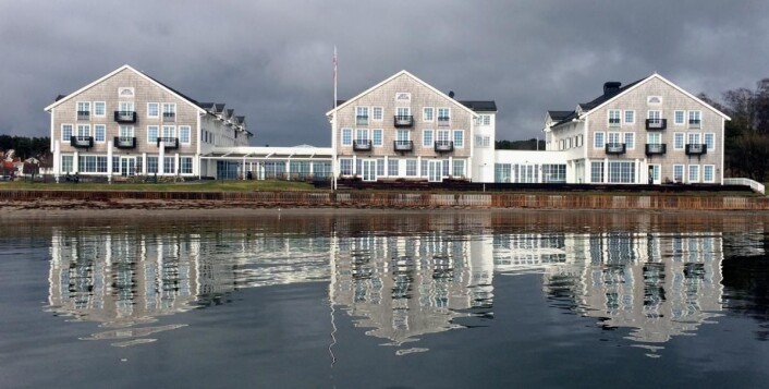 Støtvig Hotel ligger nede ved havet på Larkollen i Østfold. (Foto: Morten Holt) Støtvig Hotel ligger nede ved havet på Larkollen i Østfold. (Foto: Morten Holt)