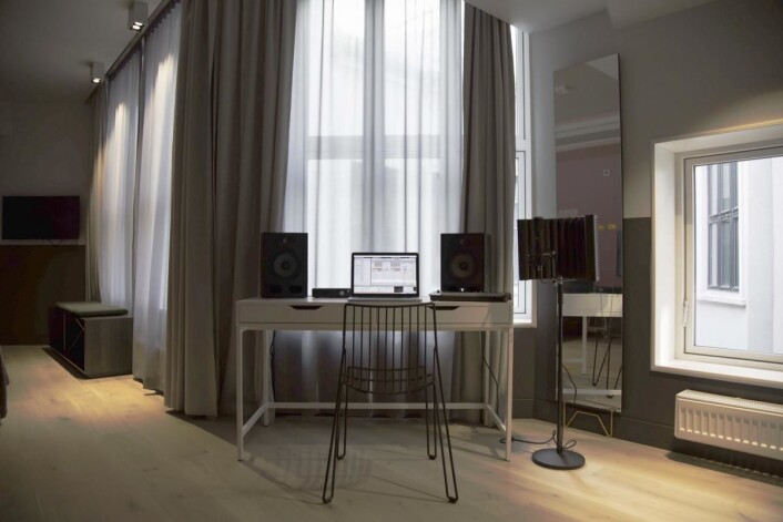 Egne musikkrom på Comfort Hotel Karl Johan. Egne musikkrom på Comfort Hotel Karl Johan.
