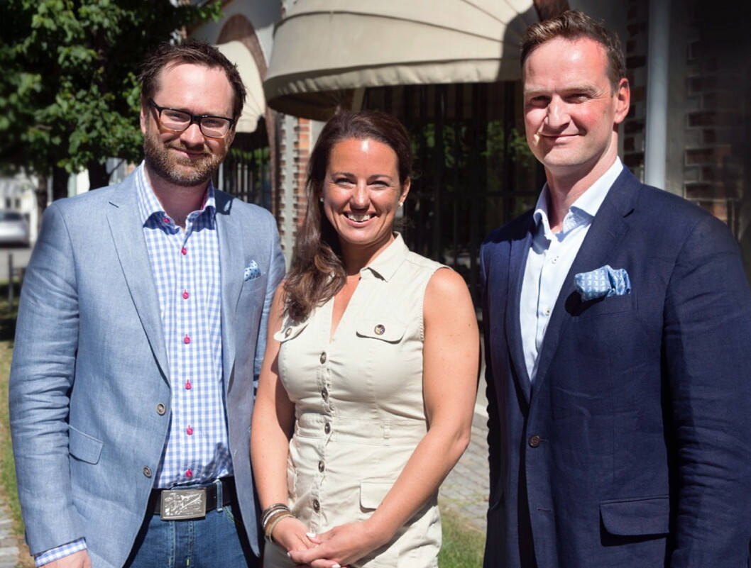 Stein-Erik Treverket (fra venstre), Michelle Hoad Vik, David Moir får nye stillinger i Solera. (Foto: Solera Stein-Erik Treverket (fra venstre), Michelle Hoad Vik, David Moir får nye stillinger i Solera. (Foto: Solera