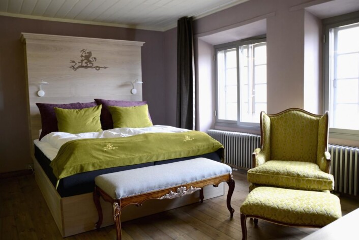 Fra ett av rommene på Festningen Hotel & Resort, Kongsvinger festning. Fra ett av rommene på Festningen Hotel & Resort, Kongsvinger festning.