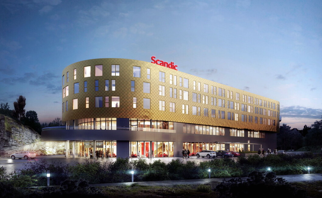 Hotelldirektøren på Scandic Flesland Airport, som åpnes om et snaut år, er klar. (Illustrasjon: Scandic Hotels) Hotelldirektøren på Scandic Flesland Airport, som åpnes om et snaut år, er klar. (Illustrasjon: Scandic Hotels)