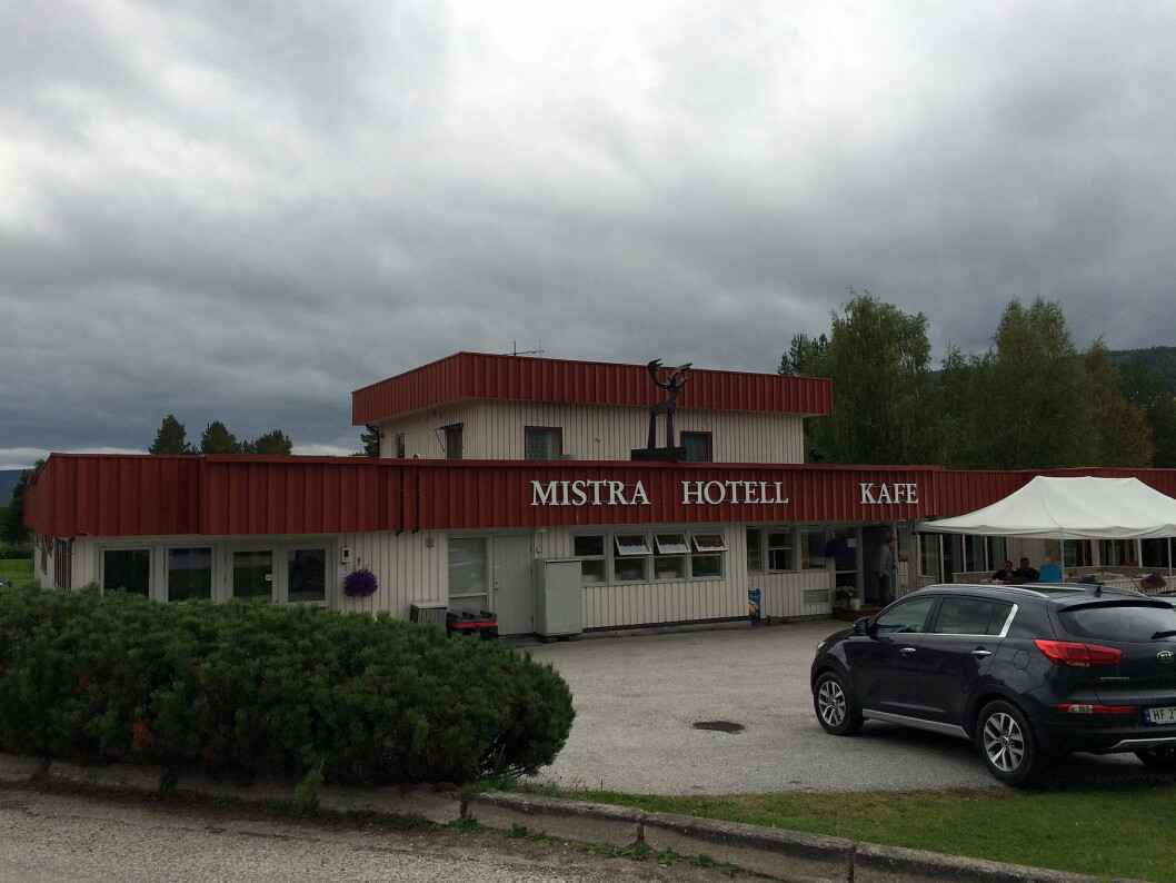 Mistra Hotell & Kafé på Åkrestrømmen. (Foto: Morten Holt)