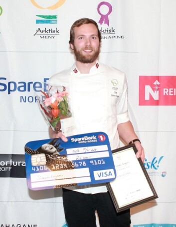 Simon Engen vant Arktisk kokk 2016. (Foto: Inger-Gunn Sande) Simon Engen vant Arktisk kokk 2016. (Foto: Inger-Gunn Sande)
