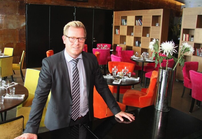 Hotelldirektør på Thon Hotel Lofoten, Erik Taraldsen. (Foto: Morten Holt) Hotelldirektør på Thon Hotel Lofoten, Erik Taraldsen. (Foto: Morten Holt)