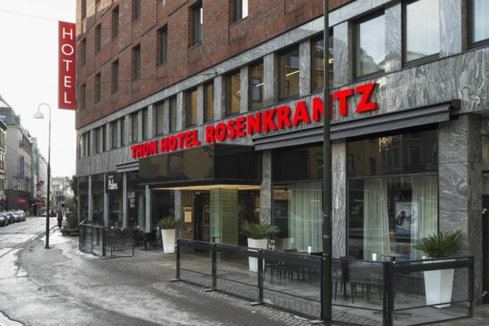 Thon Hotel Rosenkrantz i Oslo sørget for dobbeltseier til Thon Hotels i Twinings Best Breakfast 2016. (Foto: Arkiv)
