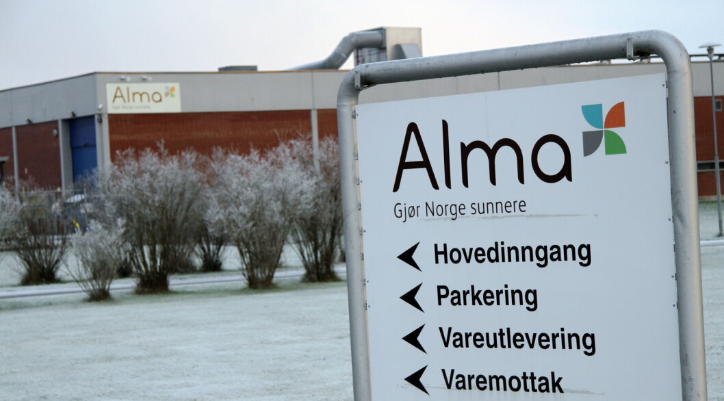 Alma Norge fusjoneres med Midsona Norge, og de aller fleste ansatte flyttes fra Årnes til Oslo. (Foto: Morten Holt) Alma Norge fusjoneres med Midsona Norge, og de aller fleste ansatte flyttes fra Årnes til Oslo. (Foto: Morten Holt)