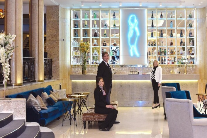 Mye hardt og målrettet arbeid fra vårt team har blitt investert i relanseringen av Grand, sier hotelldirektør Fredrikke Næss (til høyre). Mye hardt og målrettet arbeid fra vårt team har blitt investert i relanseringen av Grand, sier hotelldirektør Fredrikke Næss (til høyre).