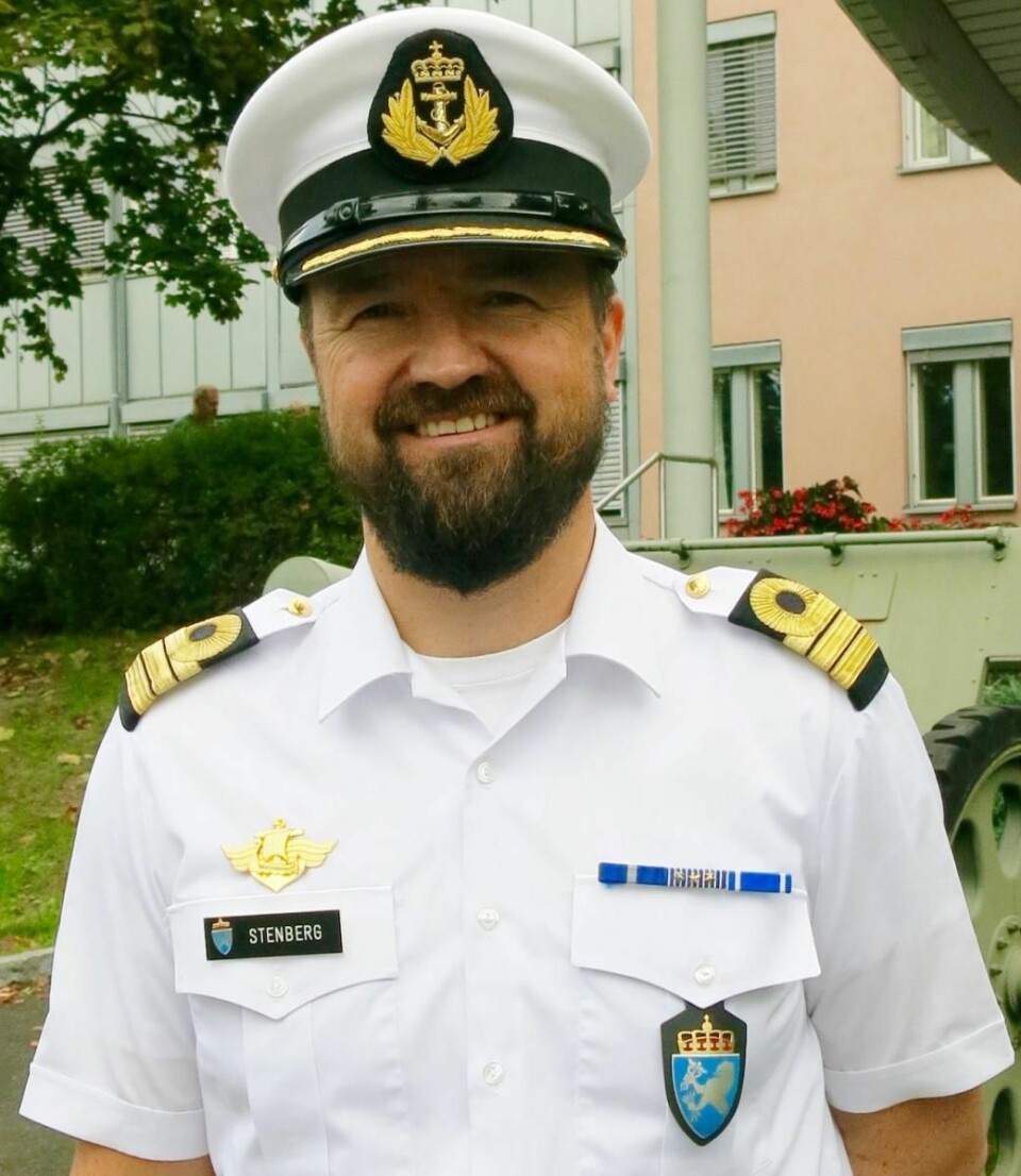 Pål H. Stenberg i Fagmyndighet Forpleining Forsvaret fikk i dag Matomsorgsprisen 2016. (Foto: Elisabeth Strøm)