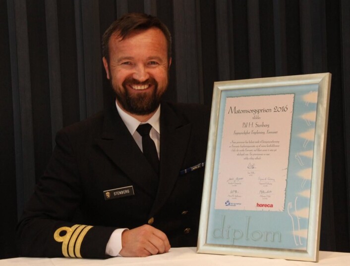 Pål H. Stenberg i Forsvaret er tildelt Matomsorgsprisen 2016. (Foto: Morten Holt) Pål H. Stenberg i Forsvaret er tildelt Matomsorgsprisen 2016. (Foto: Morten Holt)