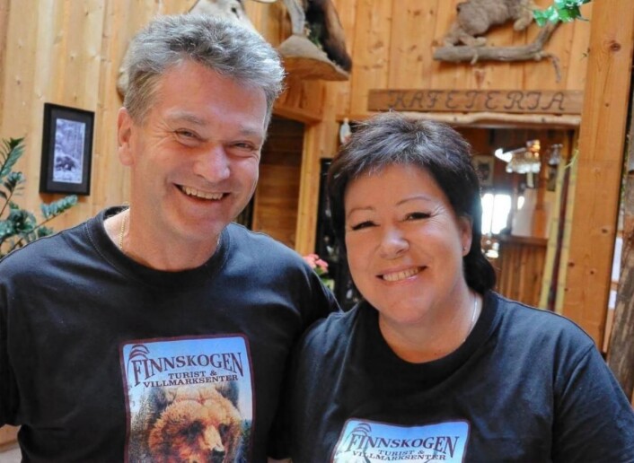 Inger Brith og Kjell Magne Nordvi har drevet Finnskogen Turist- og Villmarksenter i 23 år. (Foto: Finnskogen Turist- og Villmarksenter) Inger Brith og Kjell Magne Nordvi har drevet Finnskogen Turist- og Villmarksenter i 23 år. (Foto: Finnskogen Turist- og Villmarksenter)